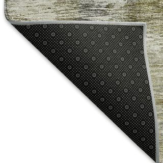 Piper Looms Mayfield Modern AMF813 Mocha Machine Washable Area Rug Backing Image