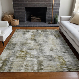 Piper Looms Mayfield Modern AMF813 Mocha Machine Washable Area Rug Lifestyle Image Feature