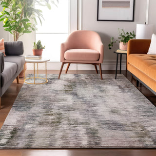 Piper Looms Mayfield Modern AMF813 Taupe Machine Washable Area Rug Lifestyle Image Feature