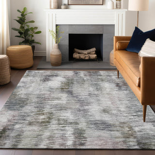 Piper Looms Mayfield Modern AMF813 Taupe Machine Washable Area Rug Lifestyle Image Feature