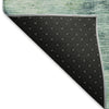 Piper Looms Mayfield Modern AMF813 Teal Machine Washable Area Rug Backing Image