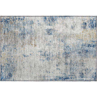Piper Looms Mayfield Modern AMF814 Blue Machine Washable Area Rug Scatter Main Image
