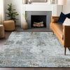 Piper Looms Mayfield Modern AMF814 Mocha Machine Washable Area Rug Lifestyle Image Feature
