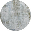 Piper Looms Mayfield Modern AMF814 Mocha Machine Washable Area Rug Round Main Image