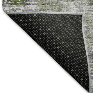 Piper Looms Mayfield Modern AMF814 Olive Machine Washable Area Rug Backing Image