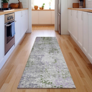 Piper Looms Mayfield Modern AMF814 Olive Machine Washable Area Rug Runner Lifestyle Image Feature