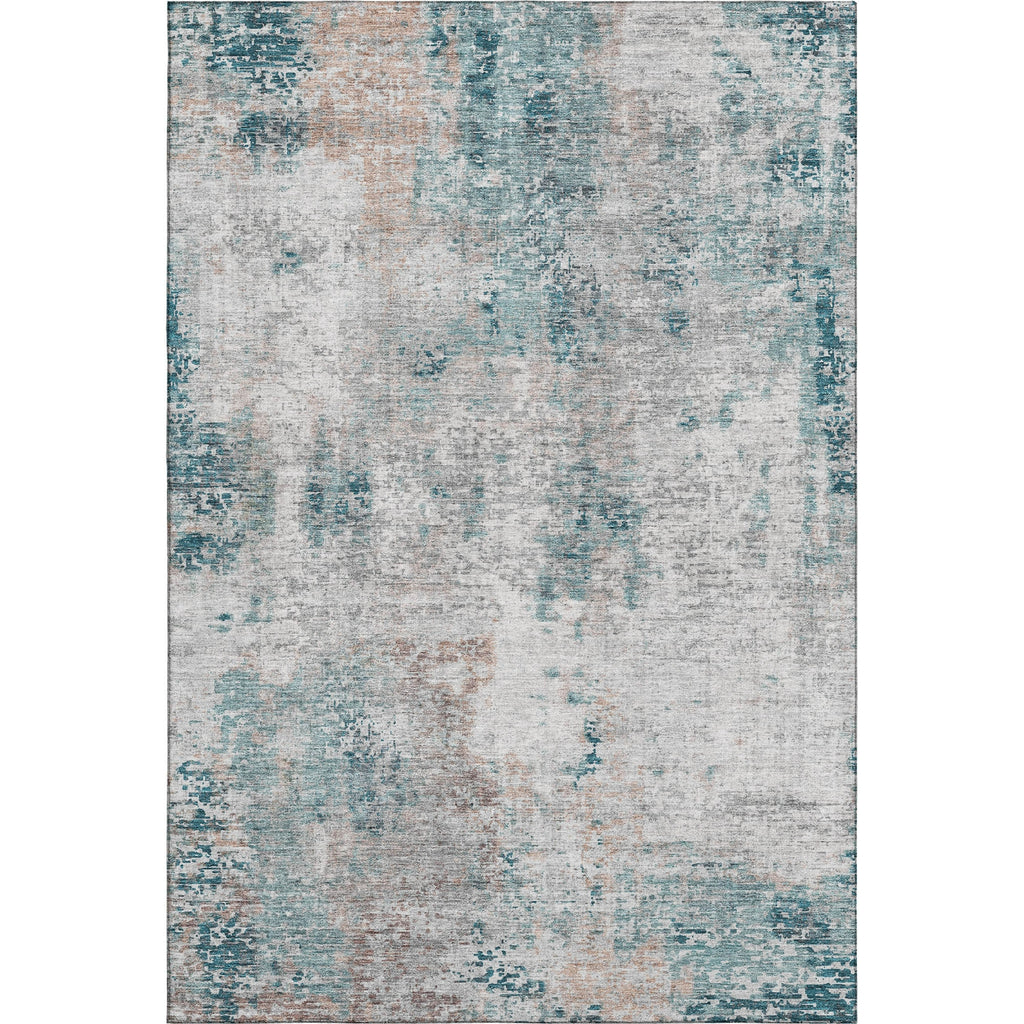 Piper Looms Mayfield Modern AMF814 Teal Machine Washable Area Rug main image