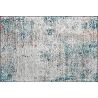 Piper Looms Mayfield Modern AMF814 Teal Machine Washable Area Rug Scatter Main Image