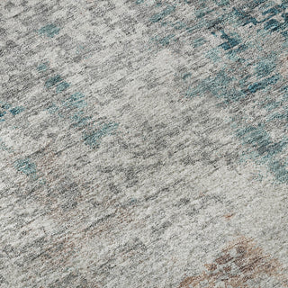 Piper Looms Mayfield Modern AMF814 Teal Machine Washable Area Rug Swatch Image