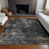 Piper Looms Mayfield Modern AMF815 Charcoal Machine Washable Area Rug Lifestyle Image Feature