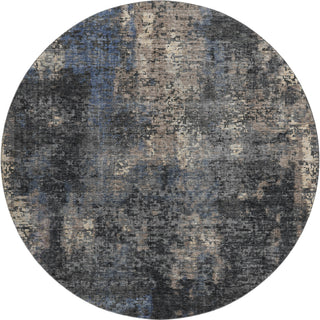 Piper Looms Mayfield Modern AMF815 Charcoal Machine Washable Area Rug Round Main Image