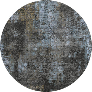 Piper Looms Mayfield Modern AMF815 Graphite Machine Washable Area Rug Round Main Image