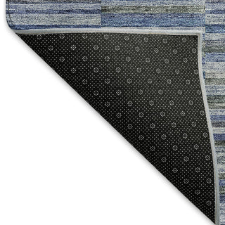 Piper Looms Mayfield Stripes AMF816 Navy Machine Washable Area Rug Backing Image