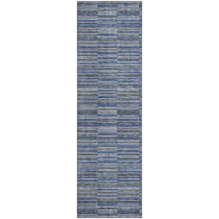 Piper Looms Mayfield Stripes AMF816 Navy Machine Washable Area Rug Runner Main Image