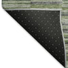 Piper Looms Mayfield Stripes AMF816 Olive Machine Washable Area Rug Backing Image