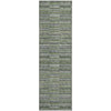 Piper Looms Mayfield Stripes AMF816 Olive Machine Washable Area Rug Runner Main Image