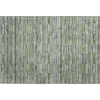 Piper Looms Mayfield Stripes AMF816 Olive Machine Washable Area Rug Scatter Main Image