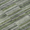 Piper Looms Mayfield Stripes AMF816 Olive Machine Washable Area Rug Swatch Image