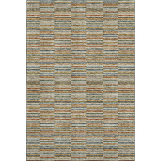 Piper Looms Mayfield Stripes AMF816 Paprika Machine Washable Area Rug main image