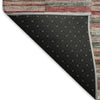 Piper Looms Mayfield Stripes AMF816 Red Machine Washable Area Rug Backing Image