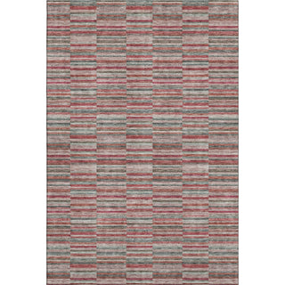 Piper Looms Mayfield Stripes AMF816 Red Machine Washable Area Rug main image