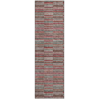 Piper Looms Mayfield Stripes AMF816 Red Machine Washable Area Rug Runner Main Image