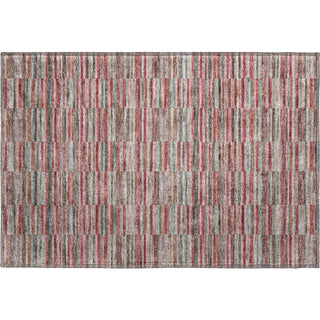 Piper Looms Mayfield Stripes AMF816 Red Machine Washable Area Rug Scatter Main Image