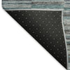 Piper Looms Mayfield Stripes AMF816 Teal Machine Washable Area Rug Backing Image