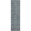 Piper Looms Mayfield Stripes AMF816 Teal Machine Washable Area Rug Runner Main Image