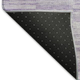 Piper Looms Mayfield Stripes AMF817 Plum Machine Washable Area Rug Backing Image