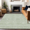 Piper Looms Mayfield Stripes AMF817 Sage Machine Washable Area Rug Lifestyle Image Feature