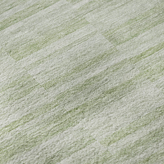 Piper Looms Mayfield Stripes AMF817 Sage Machine Washable Area Rug Swatch Image