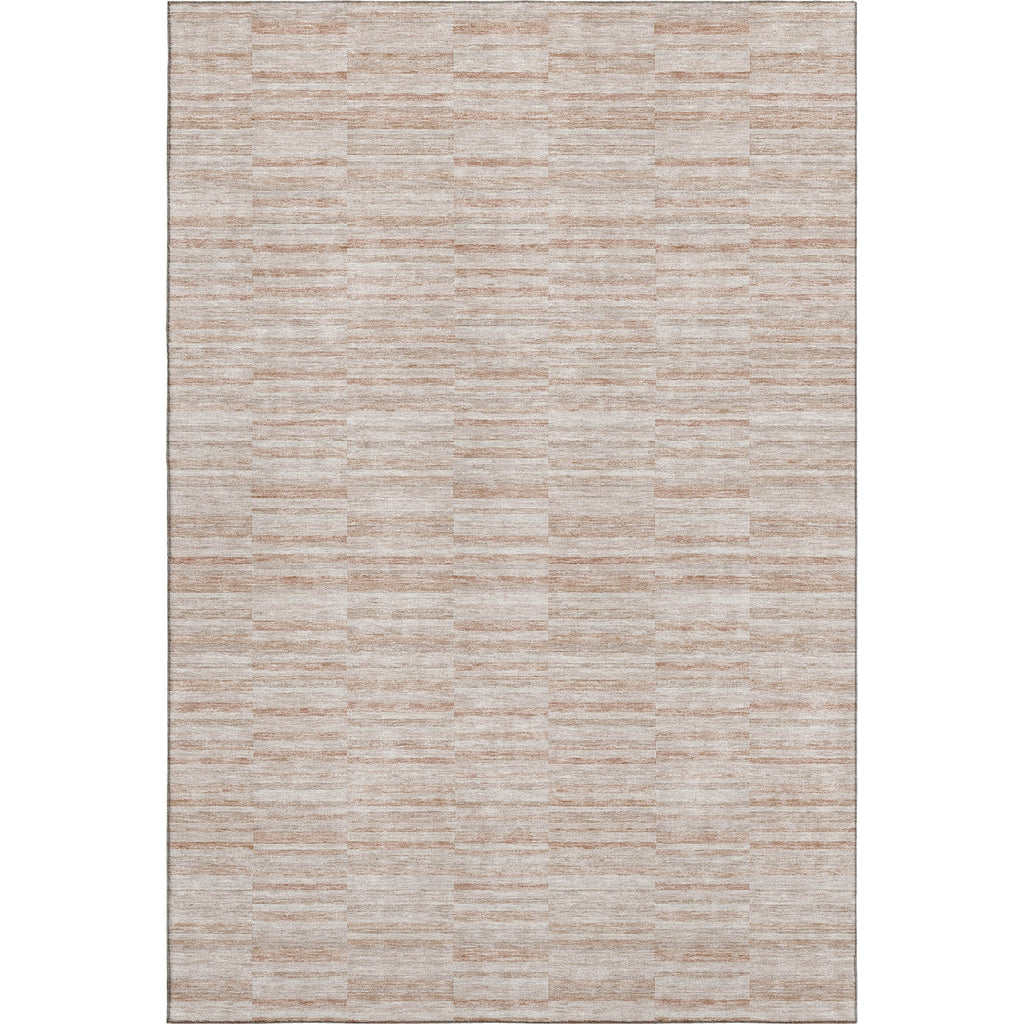 Piper Looms Mayfield Stripes AMF817 Salmon Machine Washable Area Rug main image