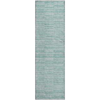 Piper Looms Mayfield Stripes AMF817 Turquoise Machine Washable Area Rug Runner Main Image