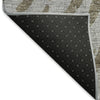 Piper Looms Mayfield Modern AMF818 Brown Machine Washable Area Rug Backing Image