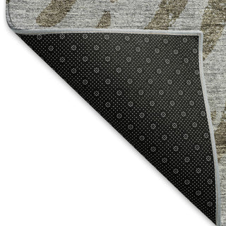 Piper Looms Mayfield Modern AMF818 Brown Machine Washable Area Rug Backing Image