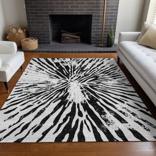 Piper Looms Mayfield Modern AMF818 Ivory Machine Washable Area Rug Lifestyle Image Feature