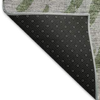 Piper Looms Mayfield Modern AMF818 Olive Machine Washable Area Rug Backing Image