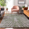 Piper Looms Mayfield Modern AMF818 Olive Machine Washable Area Rug Lifestyle Image Feature