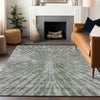 Piper Looms Mayfield Modern AMF818 Olive Machine Washable Area Rug Lifestyle Image Feature