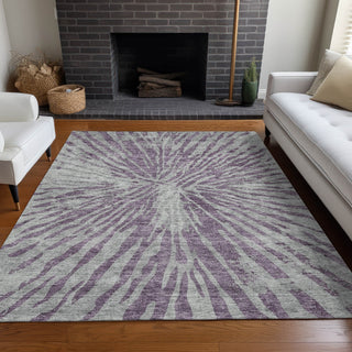 Piper Looms Mayfield Modern AMF818 Purple Machine Washable Area Rug Lifestyle Image Feature