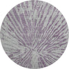 Piper Looms Mayfield Modern AMF818 Purple Machine Washable Area Rug Round Main Image