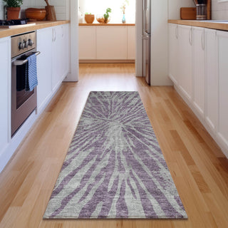 Piper Looms Mayfield Modern AMF818 Purple Machine Washable Area Rug Runner Lifestyle Image Feature