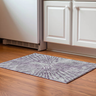 Piper Looms Mayfield Modern AMF818 Purple Machine Washable Area Rug Scatter Lifestyle Image Feature