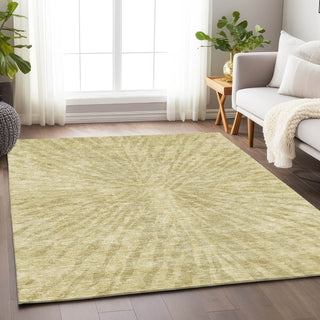 Piper Looms Mayfield Modern AMF818 Wheat Machine Washable Area Rug Lifestyle Image Feature