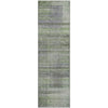 Piper Looms Mayfield Stripes AMF819 Aloe Machine Washable Area Rug Runner Main Image