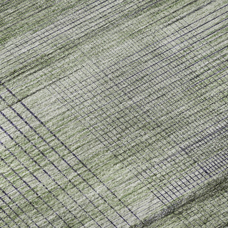 Piper Looms Mayfield Stripes AMF819 Aloe Machine Washable Area Rug Swatch Image