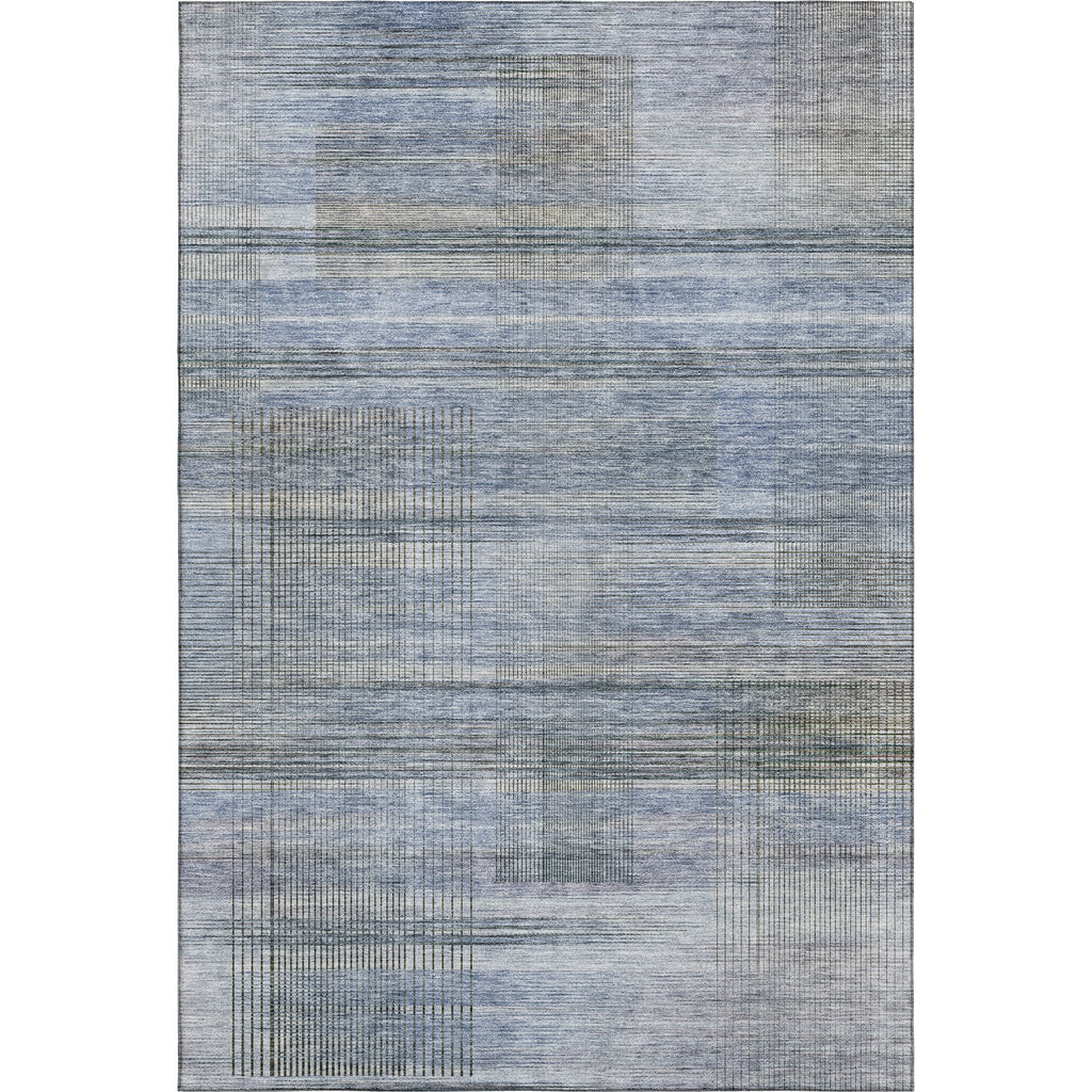 Piper Looms Mayfield Stripes AMF819 Blue Machine Washable Area Rug main image