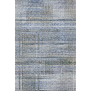 Piper Looms Mayfield Stripes AMF819 Blue Machine Washable Area Rug main image