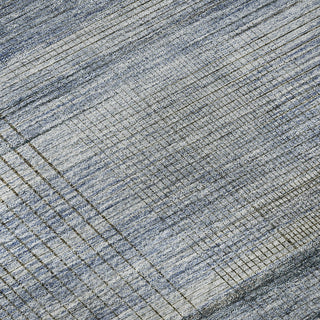 Piper Looms Mayfield Stripes AMF819 Blue Machine Washable Area Rug Swatch Image
